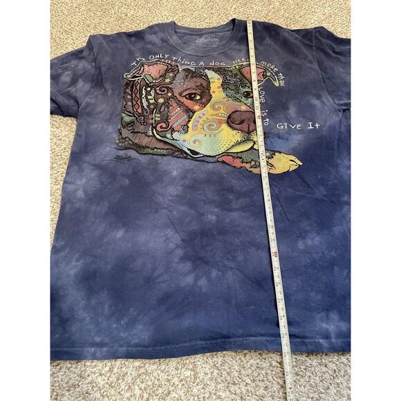 The Mountain Dean Russo Design Pit Bull “More Love” Tie-Dye Shirt Sz Large 2014 - Picture 8 of 8